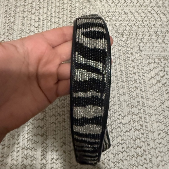 Staud Tommy Beaded Zebra Shoulder Bag - Picture 14 of 16